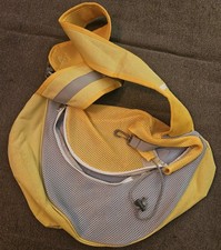 Small Pet Puppy Dog Mesh Sling Carry Backpack Carrier Travel Tote Shoulder Bag  