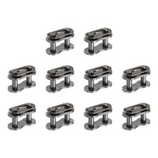 20Pcs 16.6mm Pitch 420 Chain Master Connect Link Carbon Steel Roller Chain Link