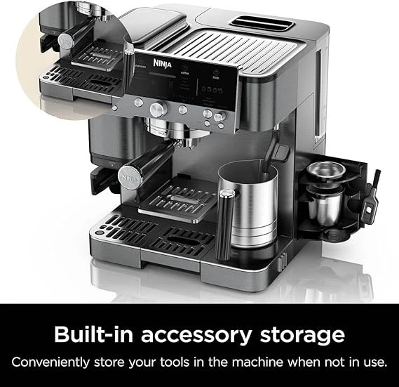 Ninja Luxe Café Premier Series ES601UKGM Bean To Cup Coffee Machine New - Image 4 of 4