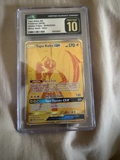 Pokémon TCG Tapu Koko GX Holo Card Secret Rare SV93/SV94 CGC Pristine 10 on eBay