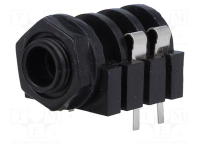 Buchse mono weiblich THT Steckverbinder: Jack 6,3mm Wege: 2