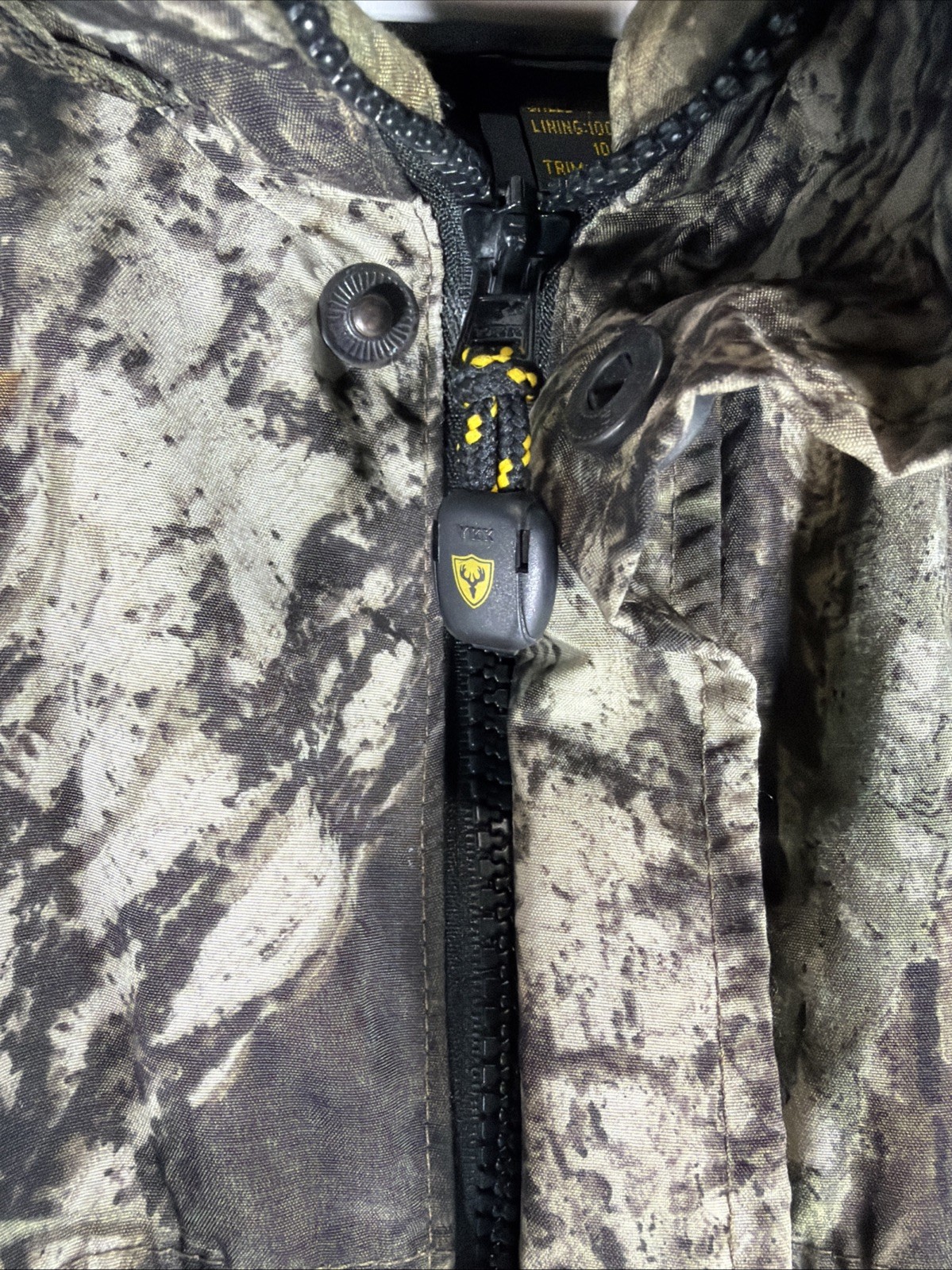 Scent Blocker 3D Leafy Camo Hunting Jacket Mens Size L Scentblocker Concealment