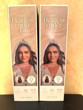 Luxe  Willow 4-Piece Heatless Hair Curler Kit with Satin Rod Green or Blue