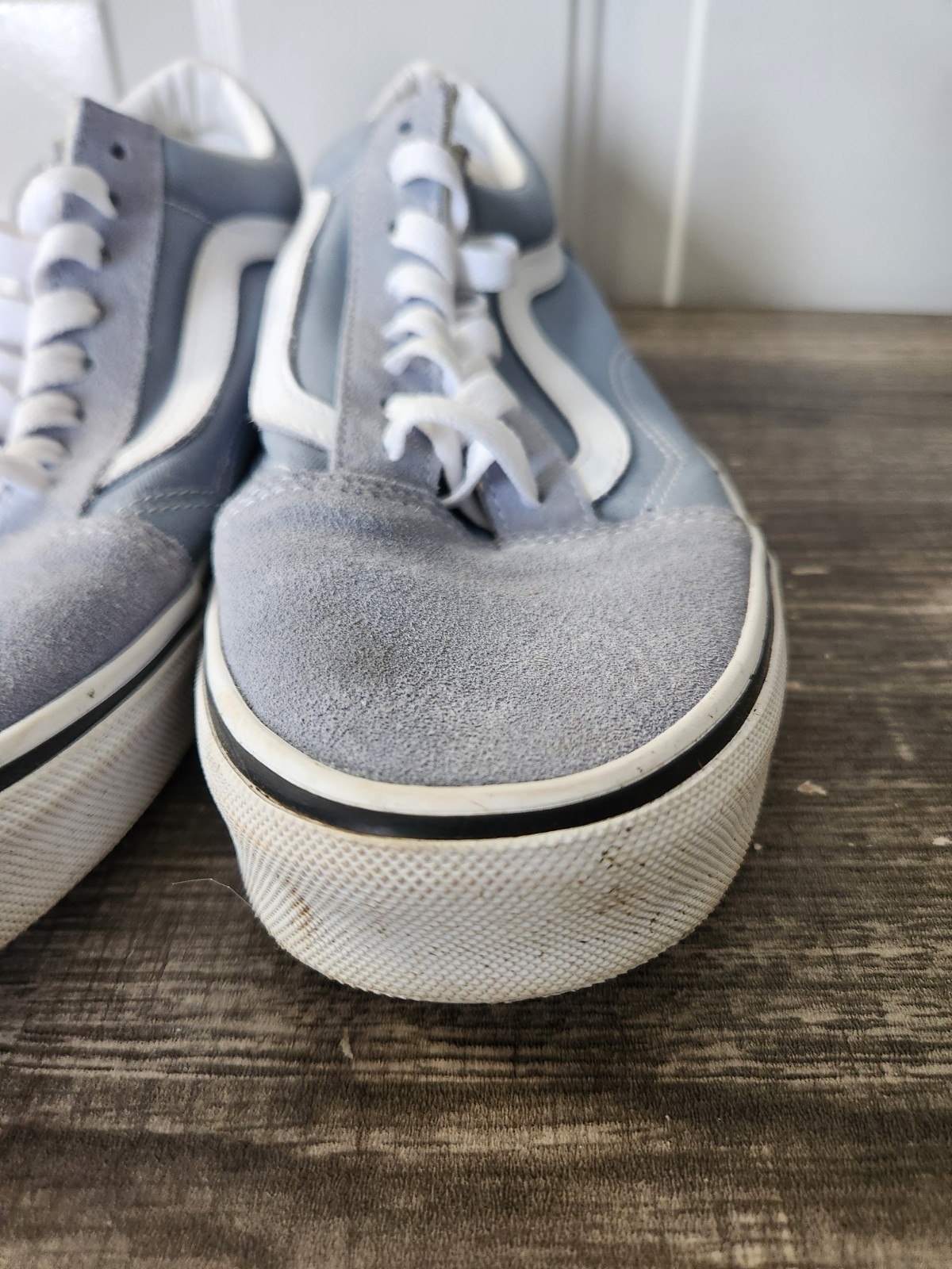 VANS Old Skool Stackform Suede Gray Platform 7213… - image 3