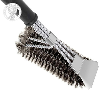 Grill Brush Grill Cleaning Kit, Grill Cleaner BBQ Grill Accessories Grill Rescue