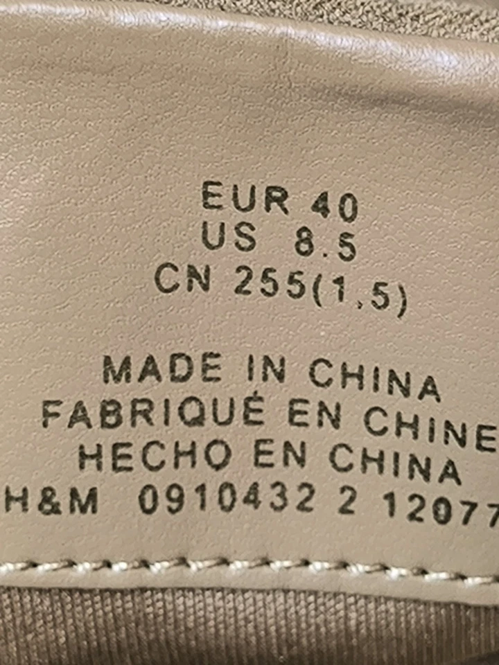 H&M Botas sobre la rodilla Mujeres Botas altas Talla EU 40 marrón look casual - Imagen 4 de 4