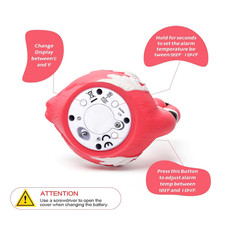 Upgrade Baby Bath Thermometer Baby Safety Baby Thermometer for Infants Bath Temp