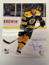 NATHAN HORTON BOSTON BRUINS SIGNED 8X10 PHOTO JSA AA61871