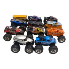LOT OF 11 Hot Wheels Monster Jam 1:64 LOOSE Monster Trucks Various Years
