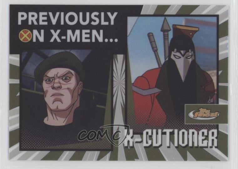 2025 Topps Finest X-Men '97 Previously On X-Men X-Cutioner #PO-15 3f0