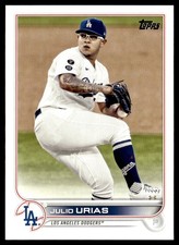 2022 Topps Julio Urias Los Angeles Dodgers #299