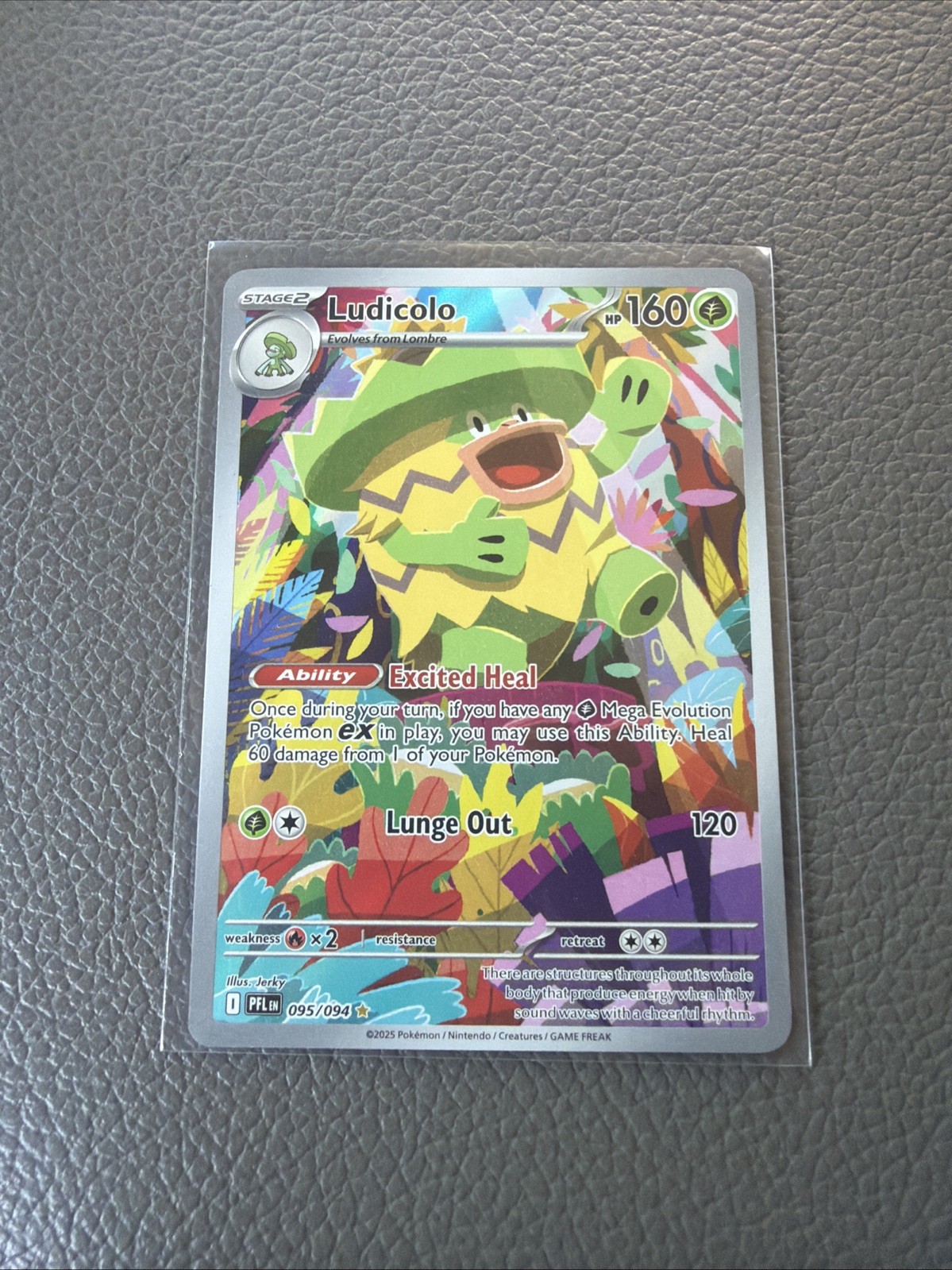 Ludicolo 095/094 Me02: Phantasmal Flames Holo