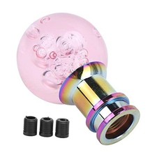 Universal Manual Gear Shift Knob, Crystal Bubble Acrylic Design with 3
