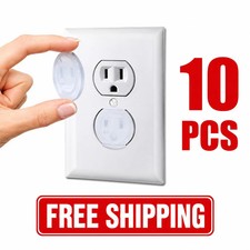 10PCS Outlet Covers American Standard Baby Proofing Electric Plug Protectors
