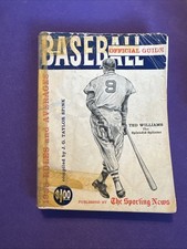 1958 The Sporting News Official Baseball Guide  - TED WILLIAMS