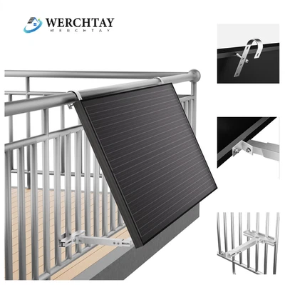 MARKENLOS Halterung Solarmodul Solarpanel Photovoltaik 0-30° Aufständerung Balkonkraftwerk