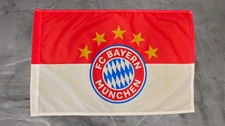 Fahne Flagge FC Bayern - Stockfahne mit Hohlsaumen - 40 x 60 cm