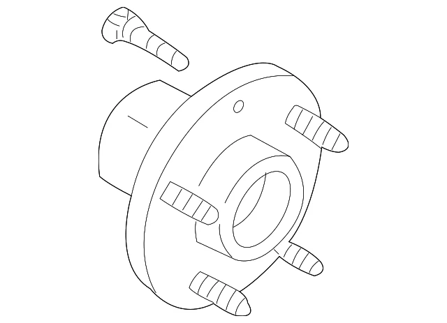 Nissan 2000-2008 genuino - Conjunto de buje 40202-2Y010 Foto 2 de 3