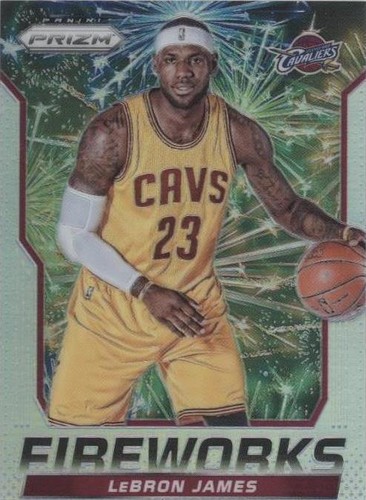 LeBron James 14/15 Panini Prizm Fireworks Silver Prizm #4 PSA 9 | eBay