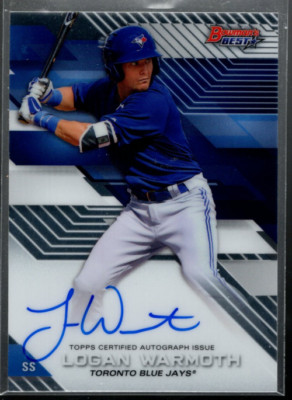 B0648- 2017 Bowman's Best Of '17 Autogramme #B17LW Logan Warmoth Auto Nm-Mt