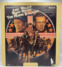The Horse Soldiers CEDs Videodisc RCA SelectaVision John Wayne William Holden