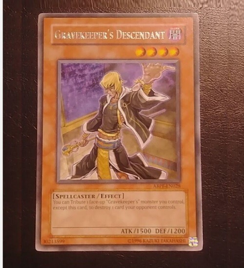 YuGiOh ABPFEN028 Gravekeeper's Descendant unlimited Rare NM. eBay