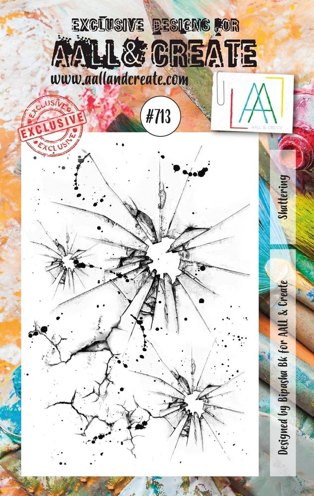 AALL And Create A7 Photopolymer Clear Stamp Set-Shattering