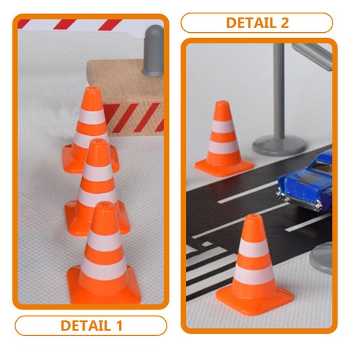 Conos de tráfico en miniatura 30 piezas conos de tráfico pequeños conos de tráfico - Imagen 2 de 12