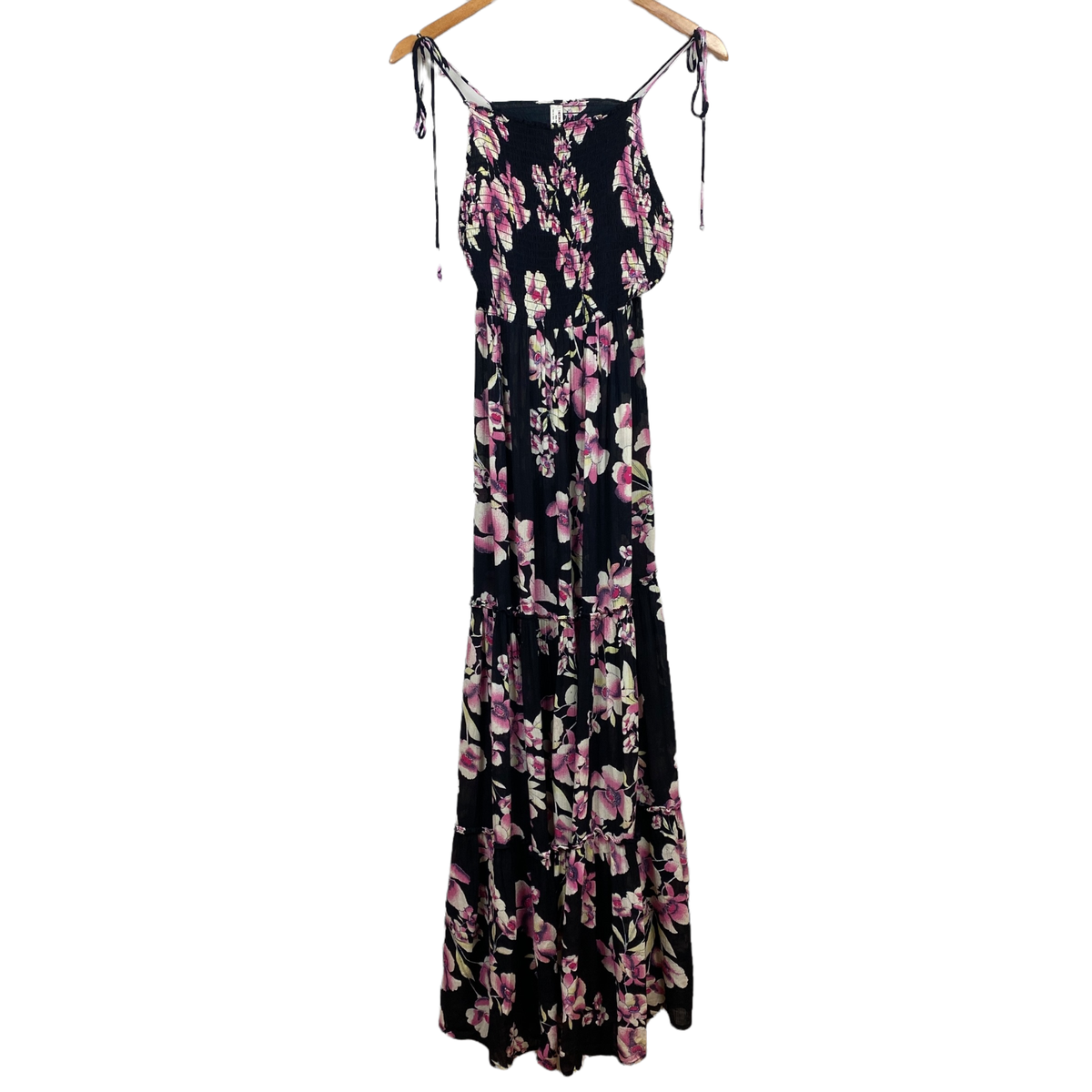 Free People Dresses | Free People Garden Party Maxi Dress | Color: Black/Pink | Size: S | Faithkindle22's Closet Free People Dresses | Free People Garden Party Maxi Dress | Color: Black/Pink | Size: S | Faithkindle22's Closet