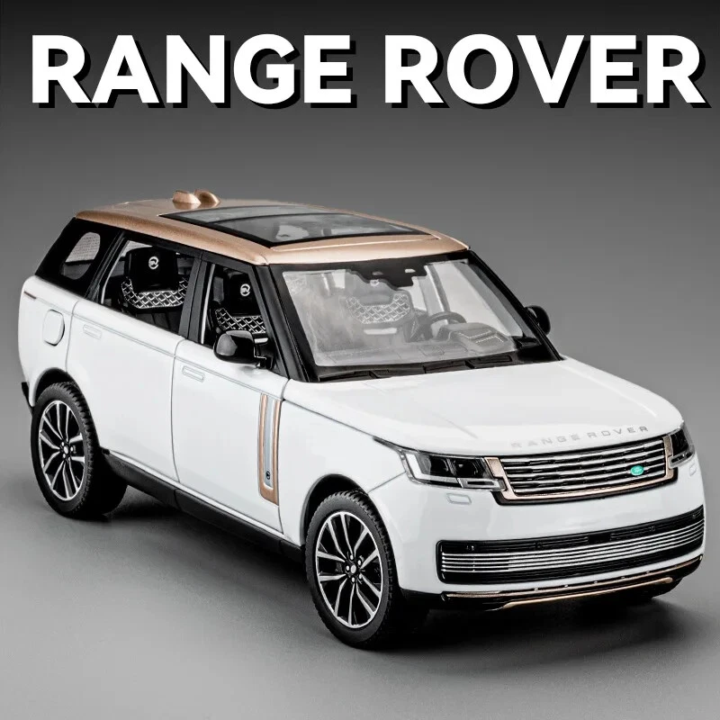 1:24 Range Rover SV 2022 Alloy SUV Car Model Diecast Toy Vehicle w/ Sound Light - Image 2 of 4