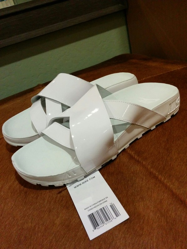 Nike Taupo 8 White slide jordan 4 IV Cement xi dunk sb 1 3 lebron v air 95 max x