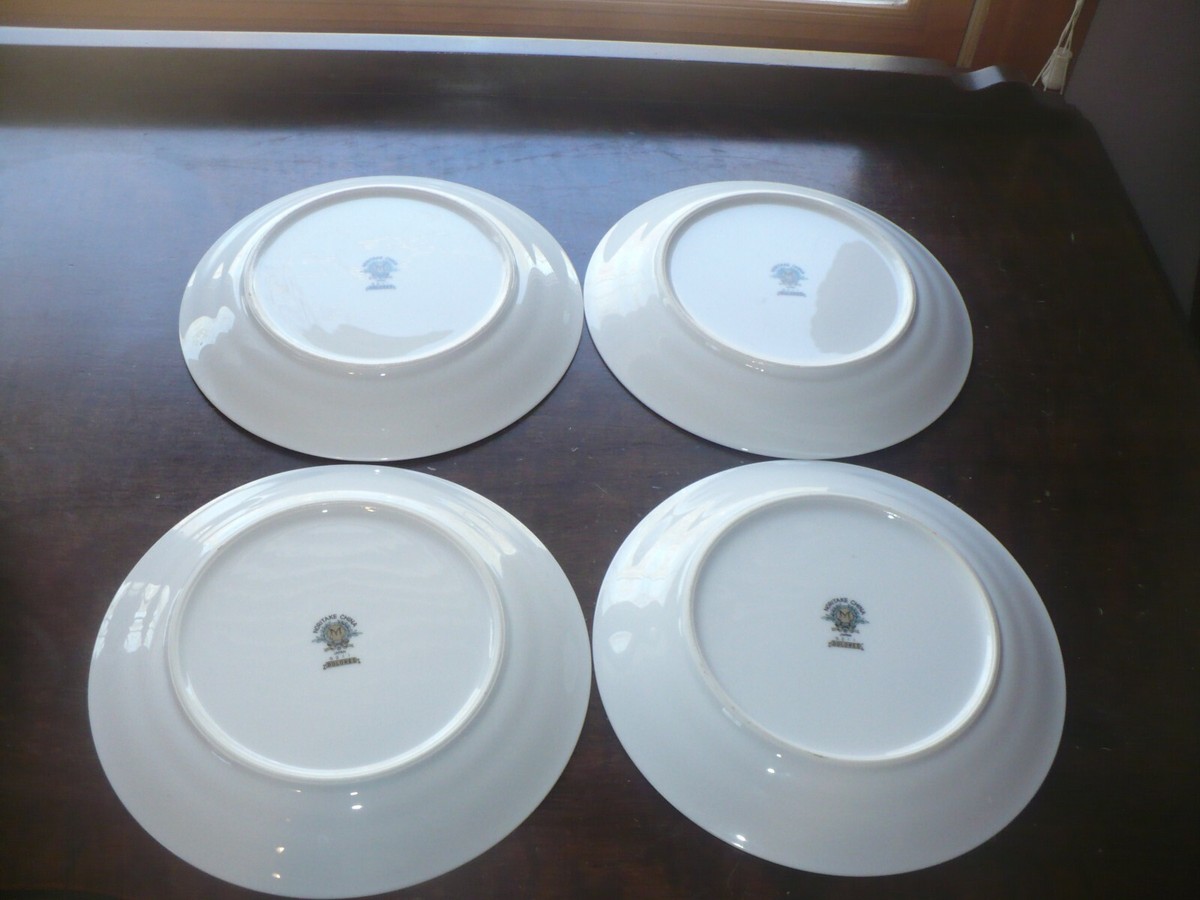 VINTAGE NORITAKE DOLORES 5211 PINK ORCHIDS GOLD TRIM SALAD PLATES