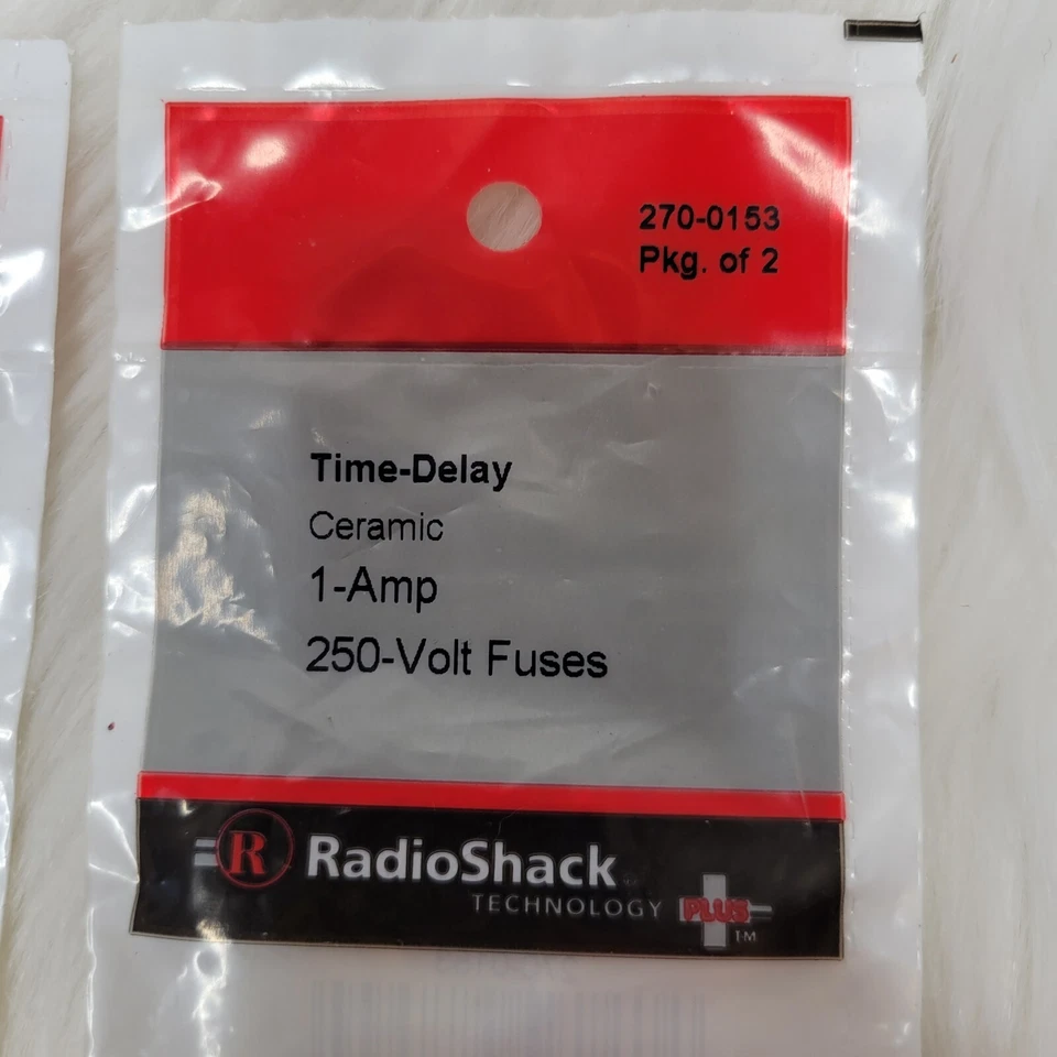 12 Упаковок - радио SHACK 270-0153 1-AMP 250-V предохранители керамический "T-задержка" 1-1/4" X1/4" - Изображение 2 из 3