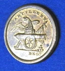 Bb United States ARTILLERY MILITIA PreCivil War UNIFORM BUTTON 1820s-30s Medium