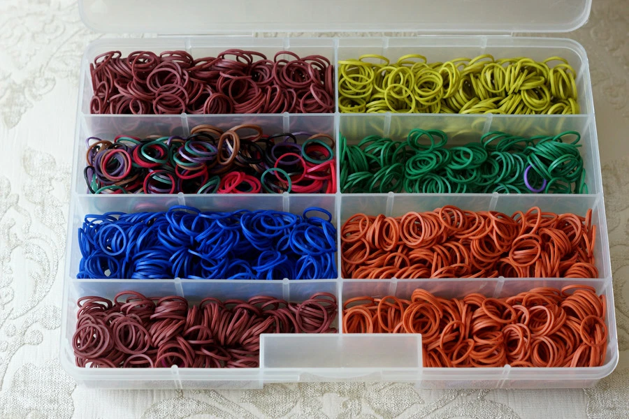 Rainbow Loom Bands Case Includes All in Case D Shown in the Photos