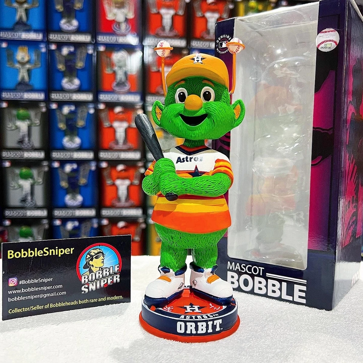 ORBIT Houston Astros Retro Rainbow Jersey "Knucklehead" MLB  Exclusive Bobblehead