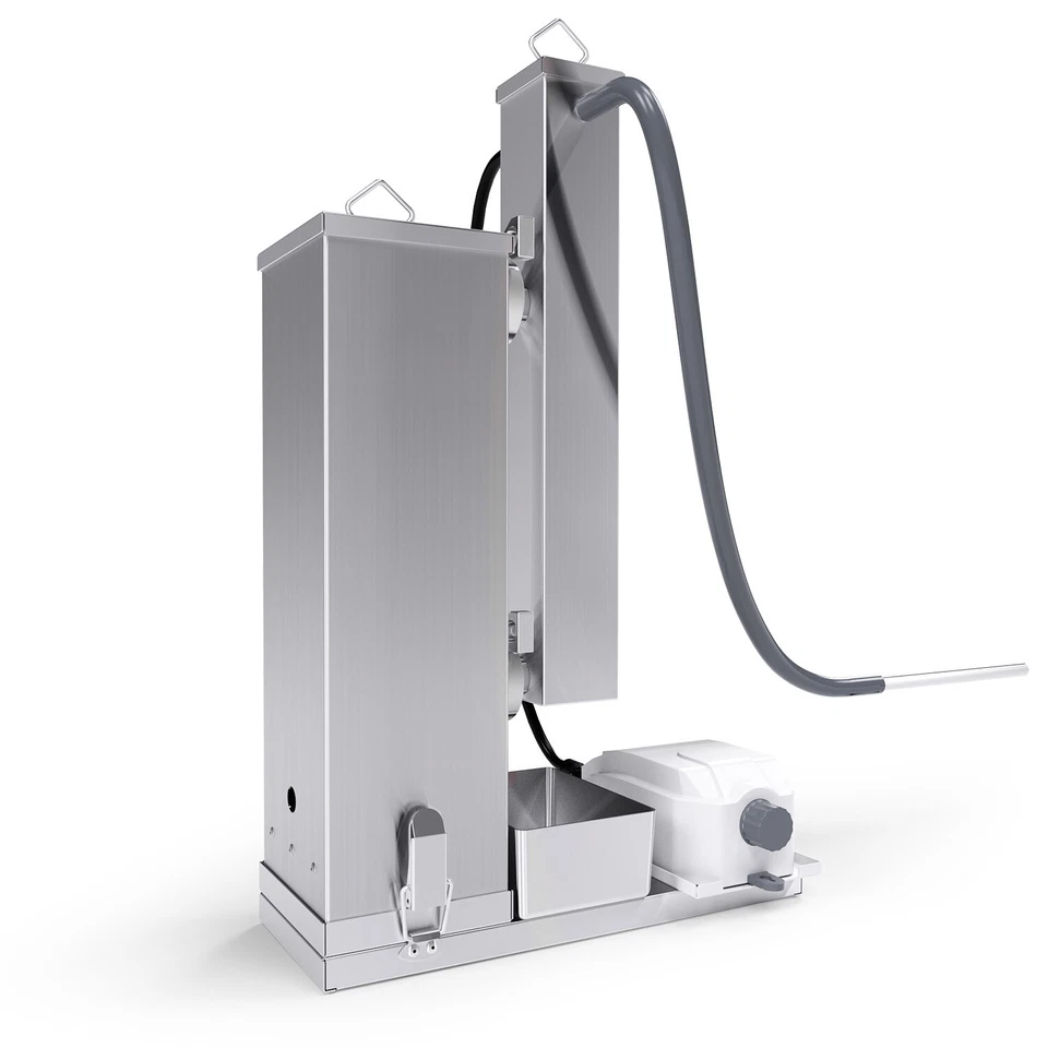 Supllueer Generador de Humo Frío 5L Acero Inoxidable Ahumador Caliente Ahumador Pellets Barbacoa Foto 2 de 4