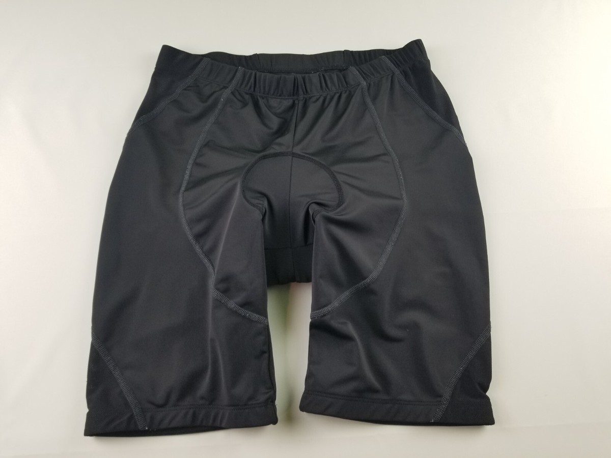 Sportneer Men`s Cycling Bike Shorts Padded Compression Black size