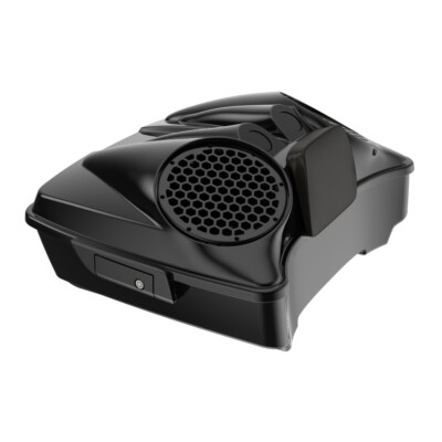 Thunder Black Dual 8'' Speaker Lids Chopped Tour Pack Fits Indian  Challenger