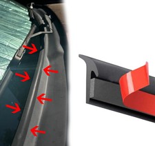 5.9ft For Nissan Rubber Car Suv Front Windshield Panel Seal Strip Moulding Trim