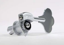 Hipshot Ultralite LIC Tuner HB6C 1/2 Satin Chrome - Single Bass tuner