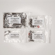 KTM 125 GS MX DXC EGS EXC SX TXC 1987-1997 Kit vis BTR inox moteur complet 