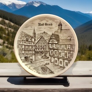 Bad Urach Royal Porzellan Bavaria KPM  3.5" Collector Plate Germany Handarbeit