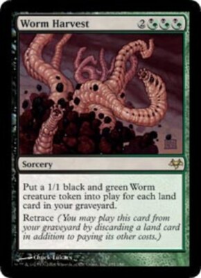 [1x] Worm Harvest - Foil Near Mint, English Eventide MTG Magic