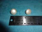 Beautiful Vintage Trifari Pearl off White Large Round Clip On Earrings — photo 3