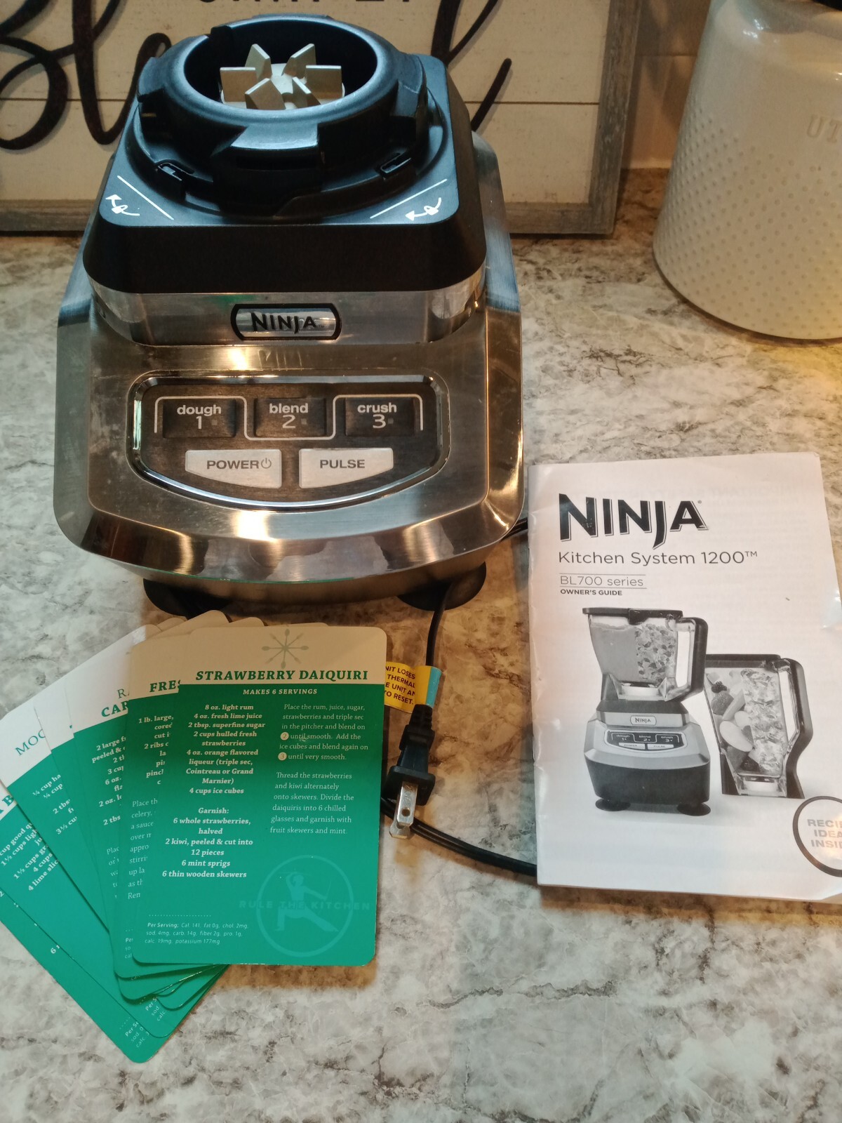 Ninja 1200 Series Blender Model BL700RC 30 Base Only 1100W TESTED