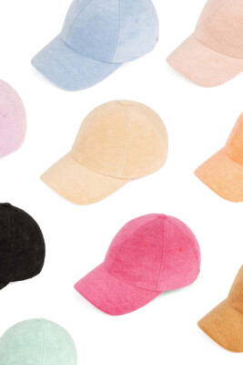 C.C Women Soft Terry Cloth Adjustable Embroidered Baseball Cap Hat