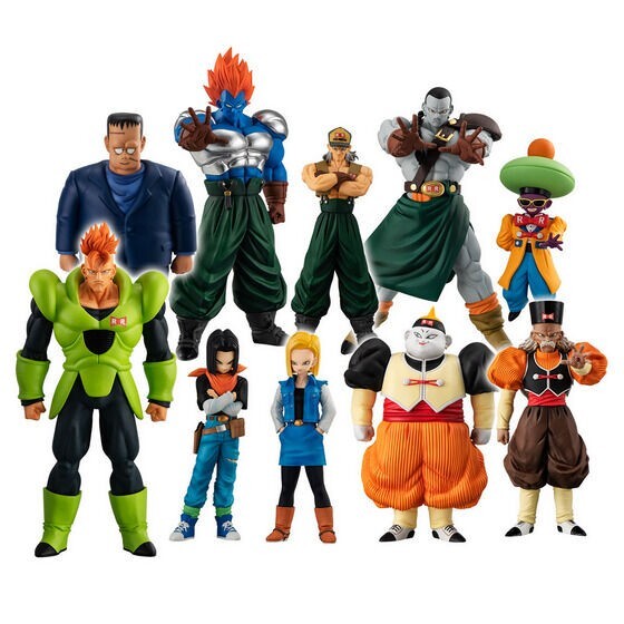 NEW Bandai HG Dragon Ball Z Android Complete Set Set of 10 Figure
