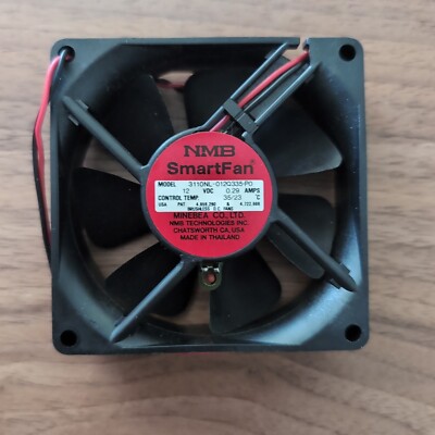 NMB 3110NL-01Q335-PO SmartFan 12V 0.29A 2-wire 35/23C 80x80x25mm