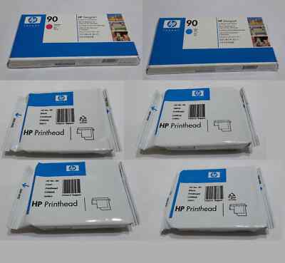 Original HP 90 Druckkopf Printhead and Cleaner HP Designjet 4000 4500